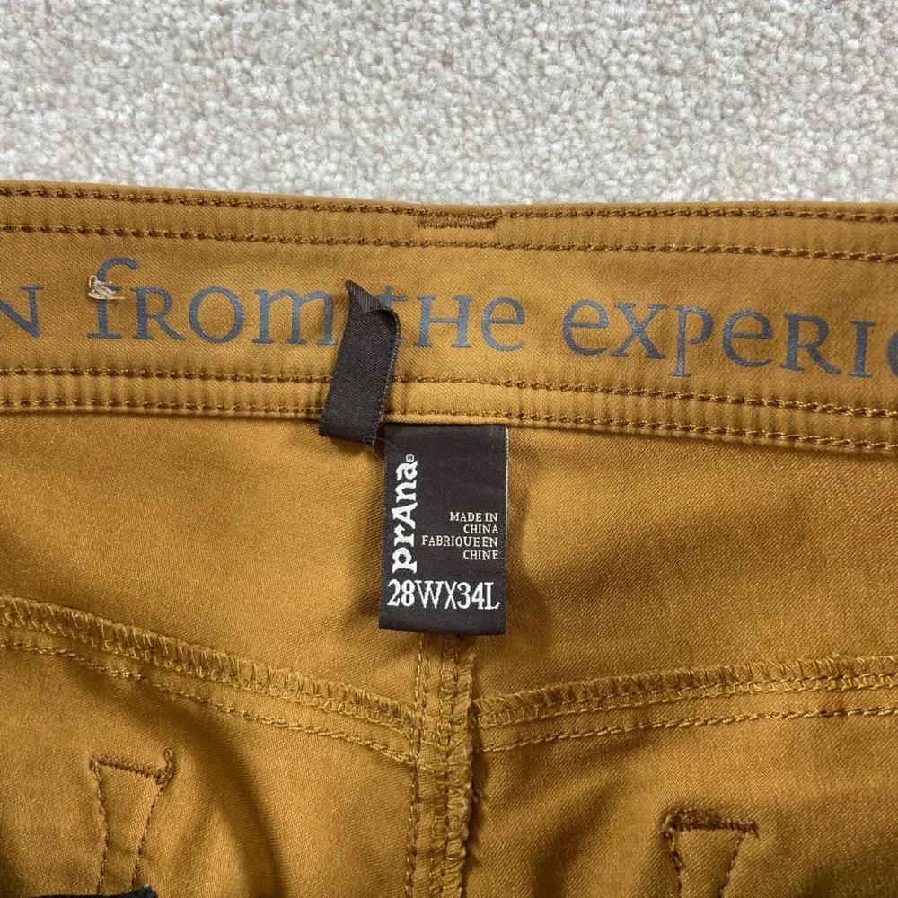 Prana Brion Pants Mens 28x34 (Fits 29x33) Slim Fit Stretch Nylon Outdoor Hiking